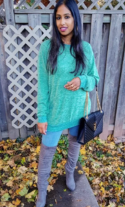 YSL Purse, knee high boots, fall sweater